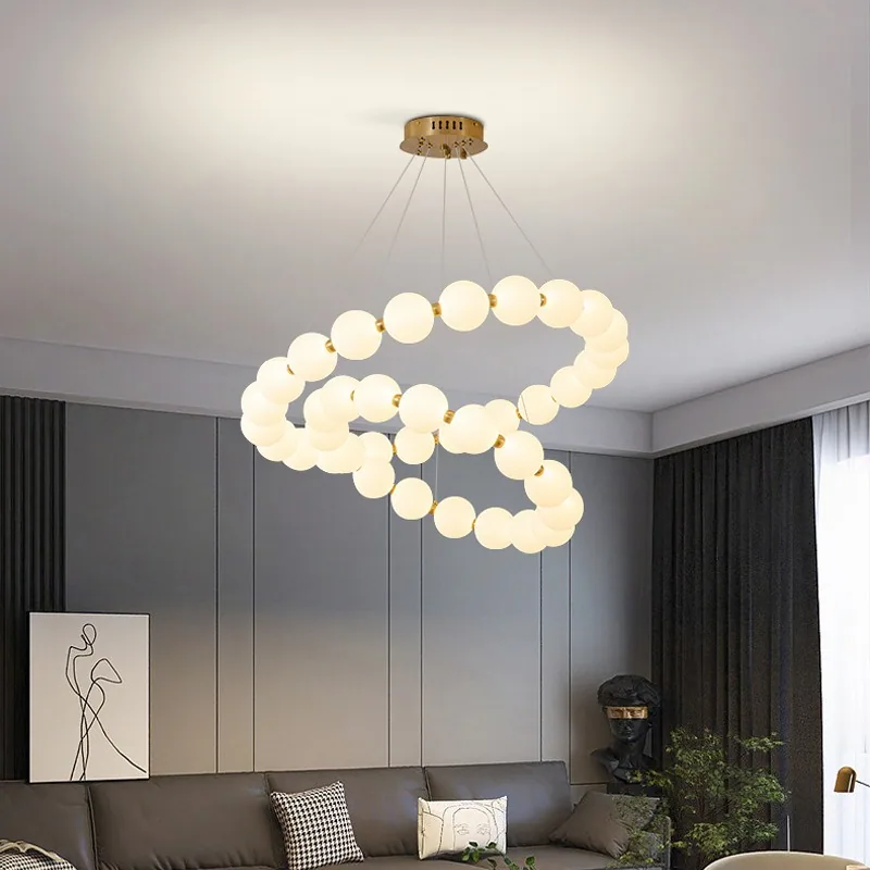 Modern Chandelier — Living Room, Bedroom & Bar Counter — view 1