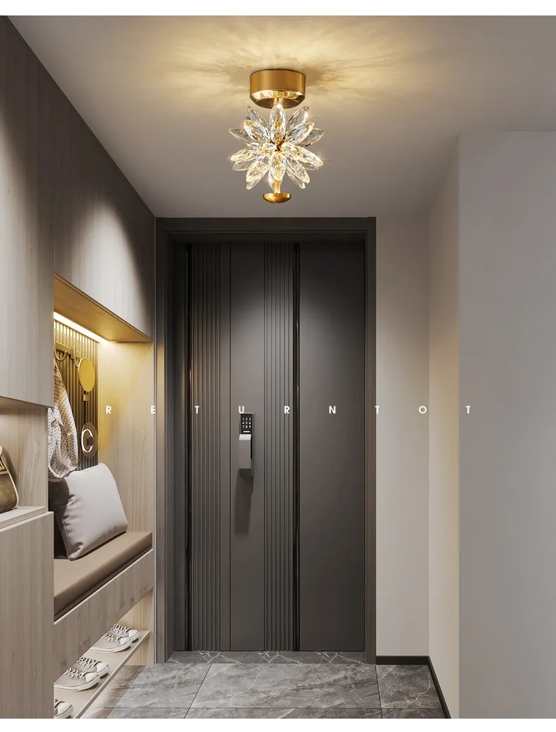 Light Luxury Crystal Wall Lamp — Living Room, Bedroom & Bedside (Model ZC-6586) — view 12