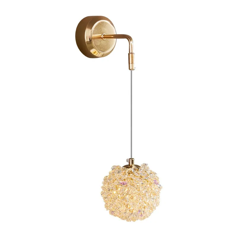 Light Luxury Crystal Wall Lamp — Living Room, Bedroom & Bedside (Model ZC-6586) — view 5