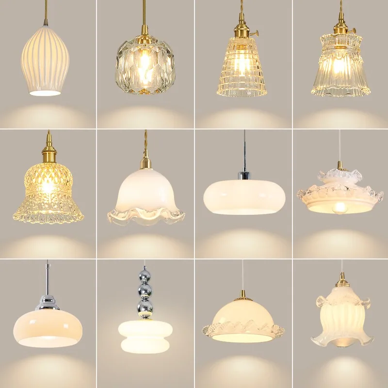 Modern Minimalist Solid Brass Chandelier — Bedroom, Bedside & Dining Room — view 1