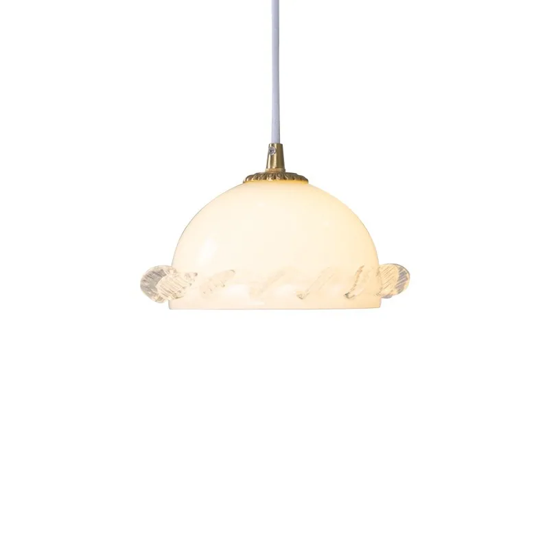 Modern Minimalist Solid Brass Chandelier — Bedroom, Bedside & Dining Room — view 5