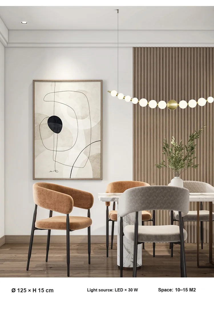 Nordic Chandelier — Dining Room — view 8