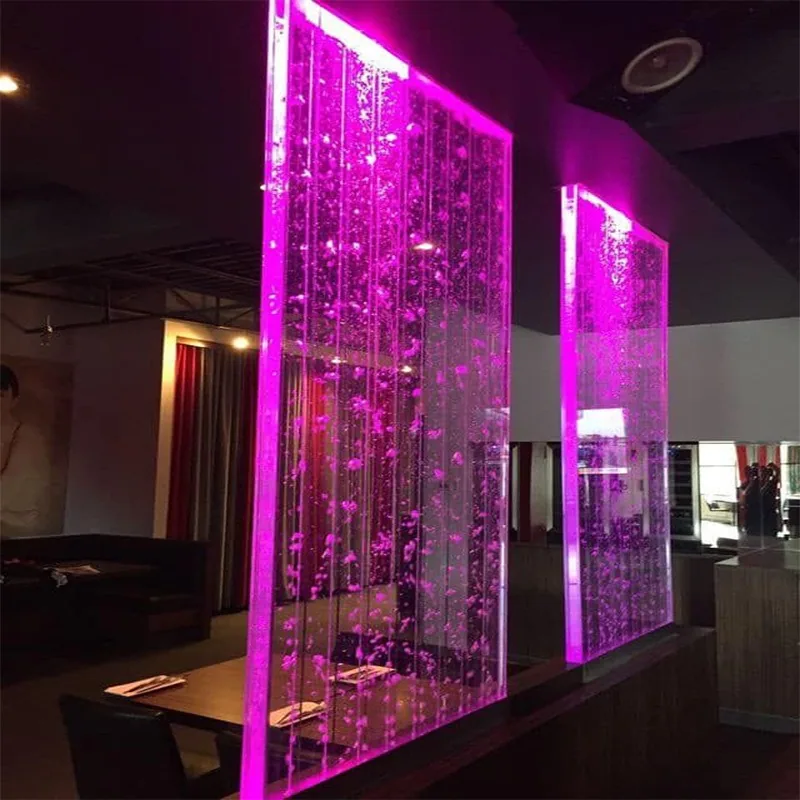 Acrylic Bubble Water Screen — UV-Printed Entrance Partition — view 8
