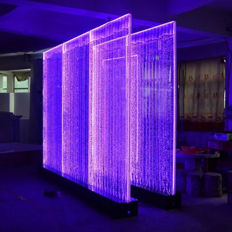 Acrylic Bubble Water Screen — UV-Printed Entrance Partition — view 9
