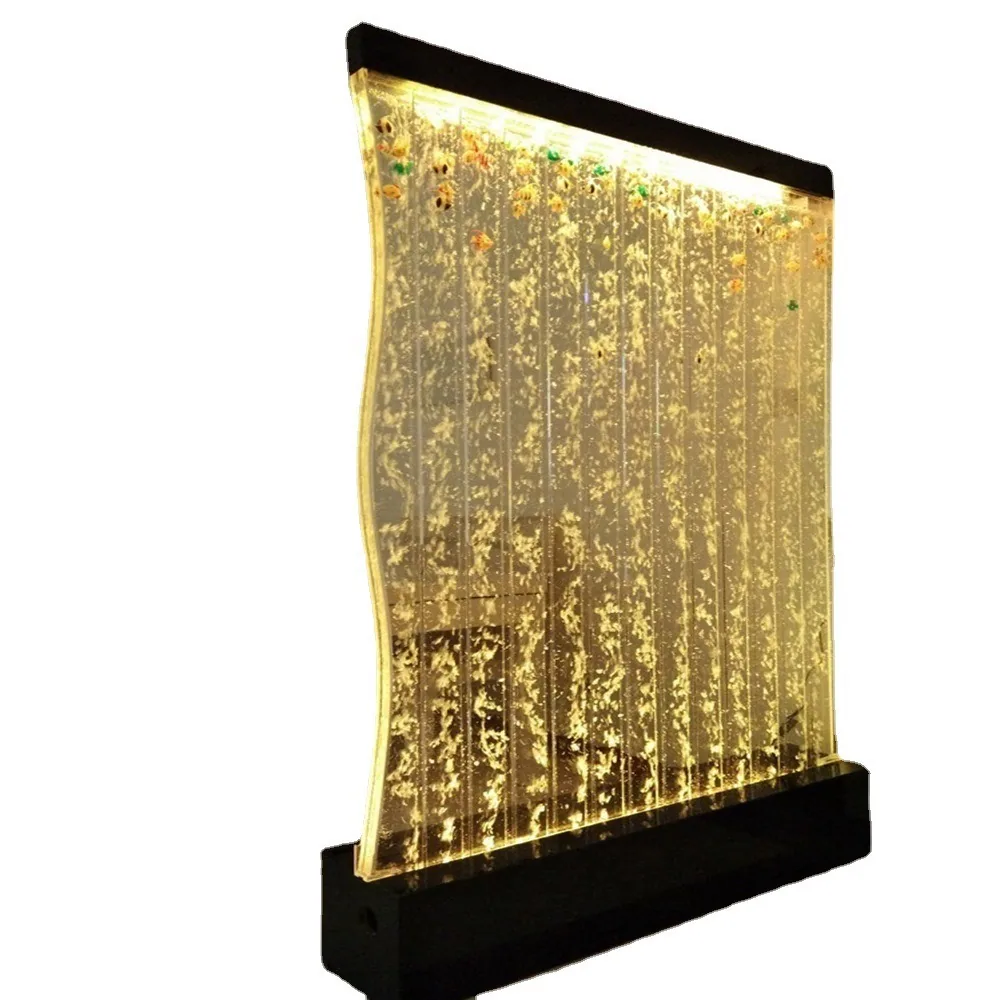 Nordic Acrylic Wave-Pattern Screen — Interior Partition — view 3