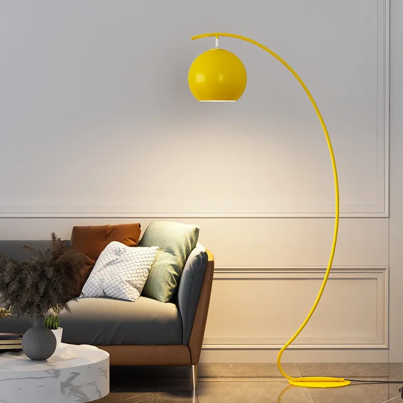 Nordic Floor Lamp — Living Room & Sofa (Model fxbrJM57) — view 2