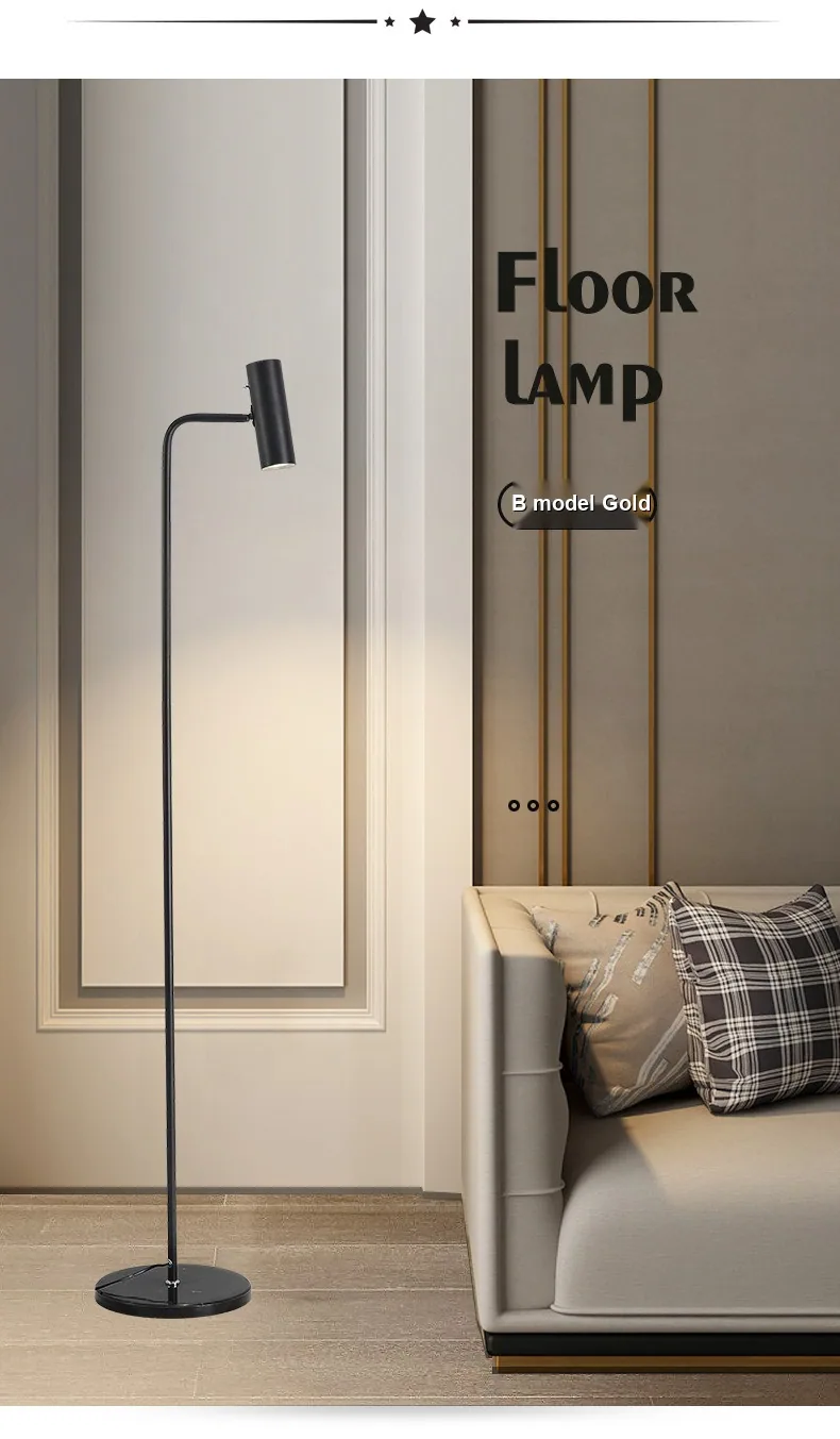 Nordic Reading Floor Lamp — Living Room, Bedroom & Bedside — view 12