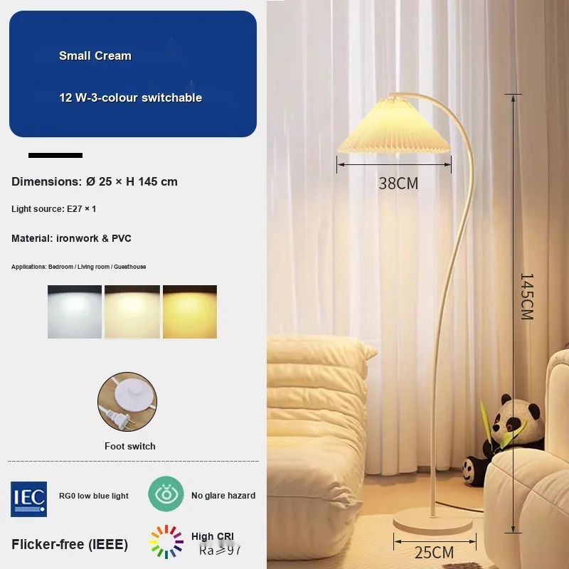 Modern Minimalist Floor Lamp — Living Room & Bedroom — view 5