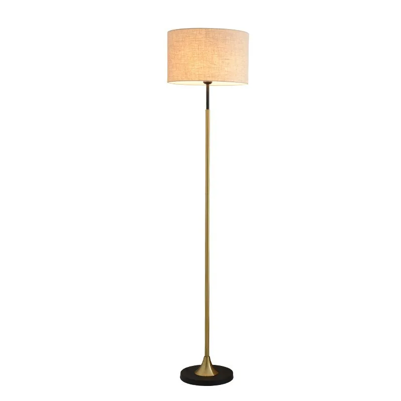 Modern Minimalist LED Fabric Floor Lamp — Hotel Guest Room — view 4