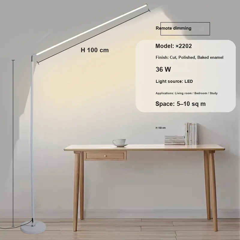 LED 阅读落地灯 — 沙发旁、床头与钢琴边 — 第 6 张
