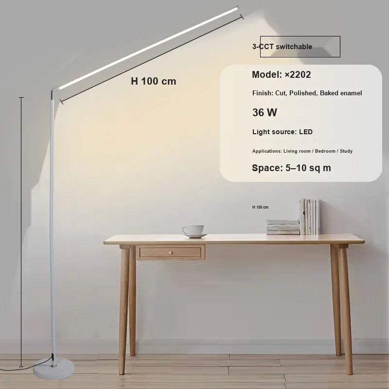 LED 阅读落地灯 — 沙发旁、床头与钢琴边 — 第 7 张
