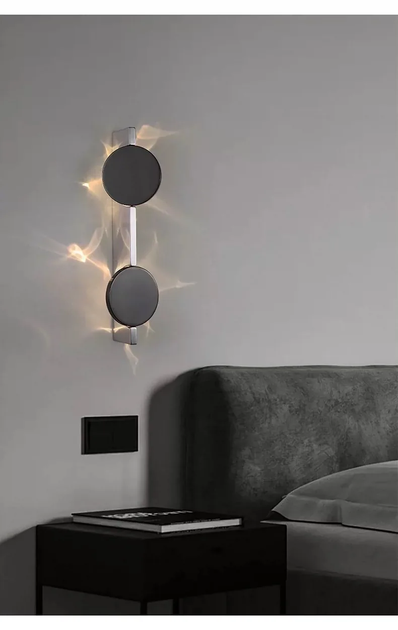 Nordic Stainless Steel Wall Lamp — Bedroom & Entryway — view 10
