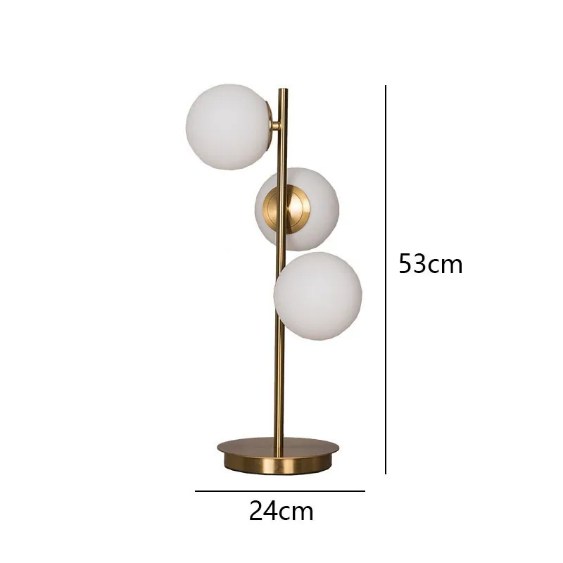 Nordic Glass Globe Floor Lamp — Living Room, Bedroom & Dining Room — view 7