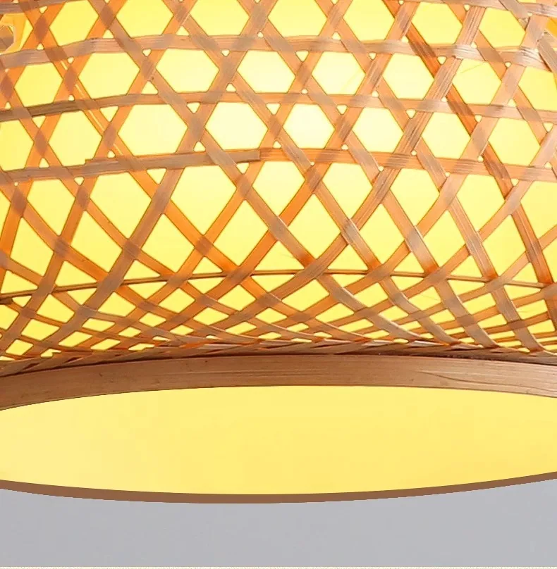 New Chinese Rattan Chandelier — Dining Room — view 8