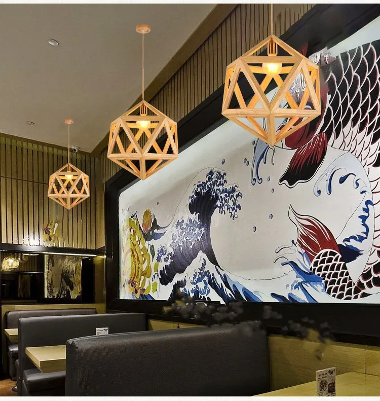 北欧实木吊灯 — 卧室、床头、餐厅 — 第 14 张