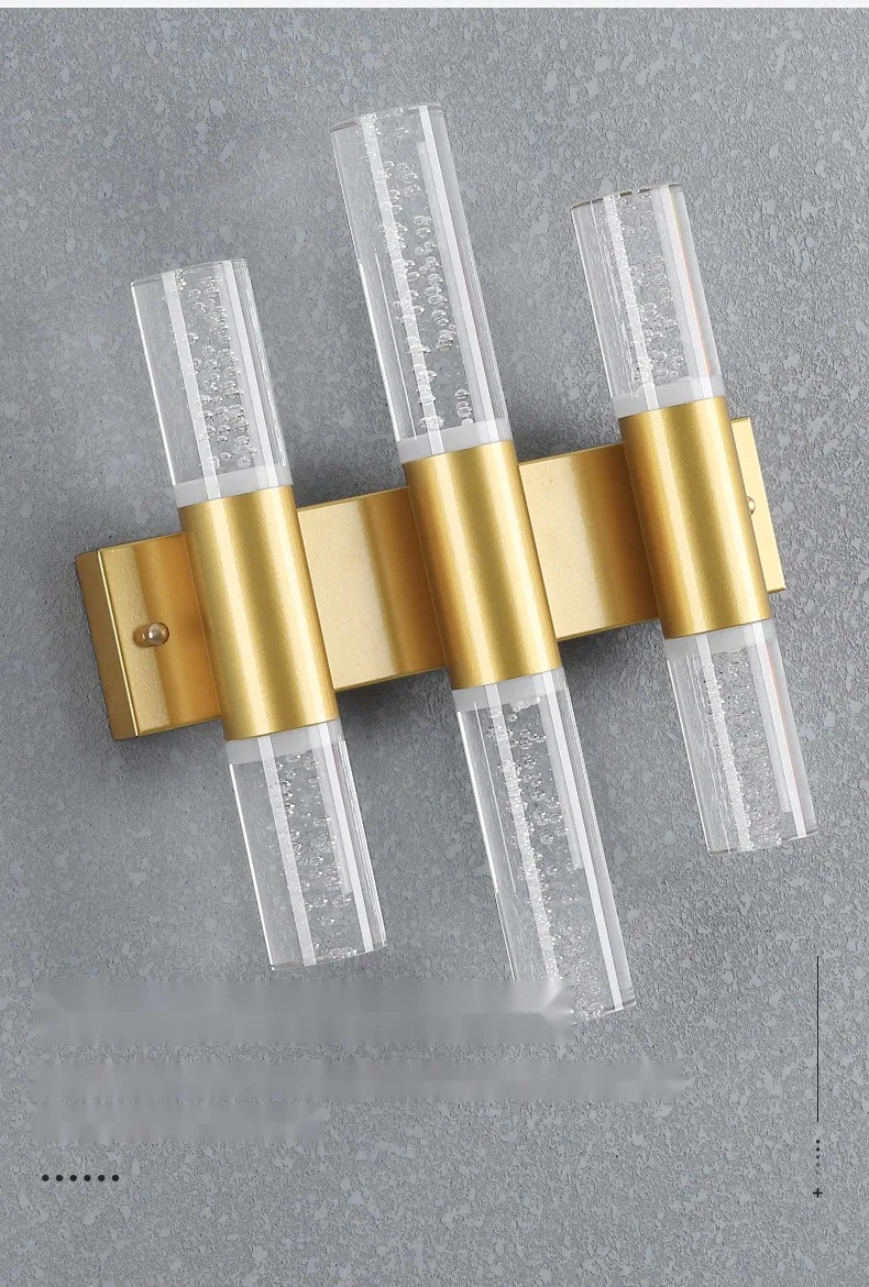 Nordic Twin-Head Gold Wall Lamp — Corridor & Bedhead — view 12