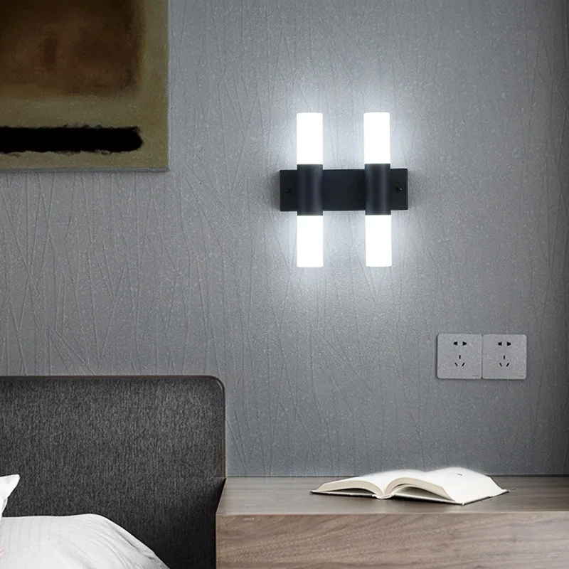 Nordic Twin-Head Gold Wall Lamp — Corridor & Bedhead — view 5