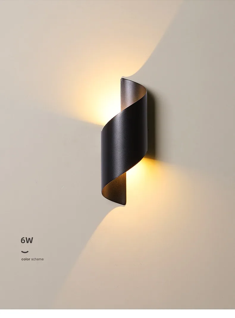 Modern Minimalist LED Wall Lamp — Living Room, Bedroom & Bedside — view 12