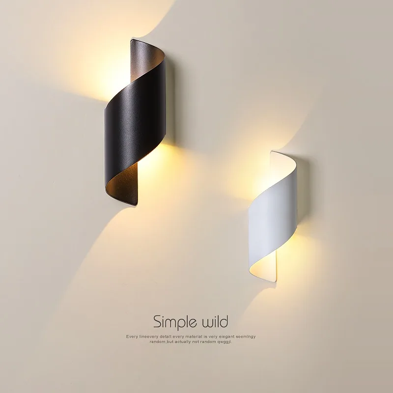 Modern Minimalist LED Wall Lamp — Living Room, Bedroom & Bedside — view 1