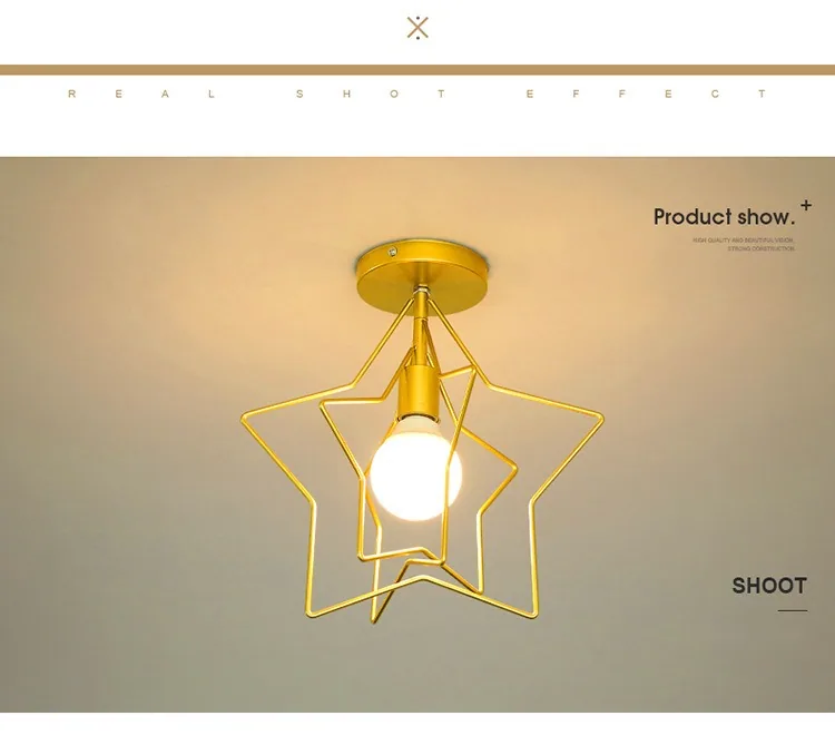 Modern Ironwork Ceiling Light — Walkway, Corridor & Entryway — view 16