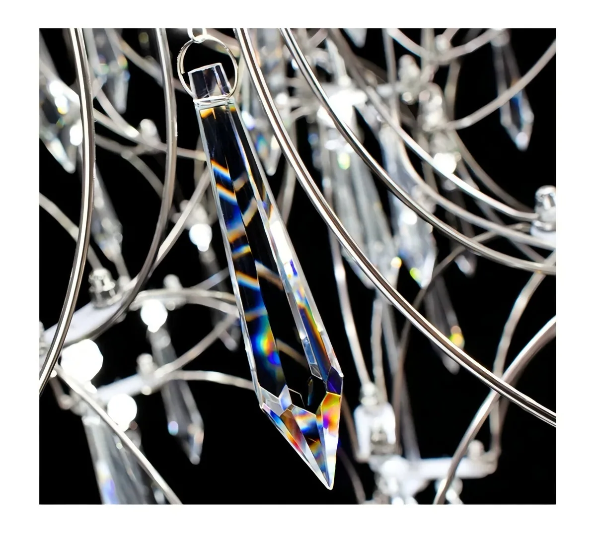 Light Luxury Crystal Chandelier — Villa, Living Room & Dining Room (Model DMSJ012) — view 10