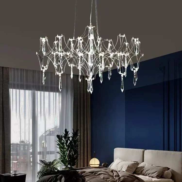 Light Luxury Crystal Chandelier — Villa, Living Room & Dining Room (Model DMSJ012) — view 4