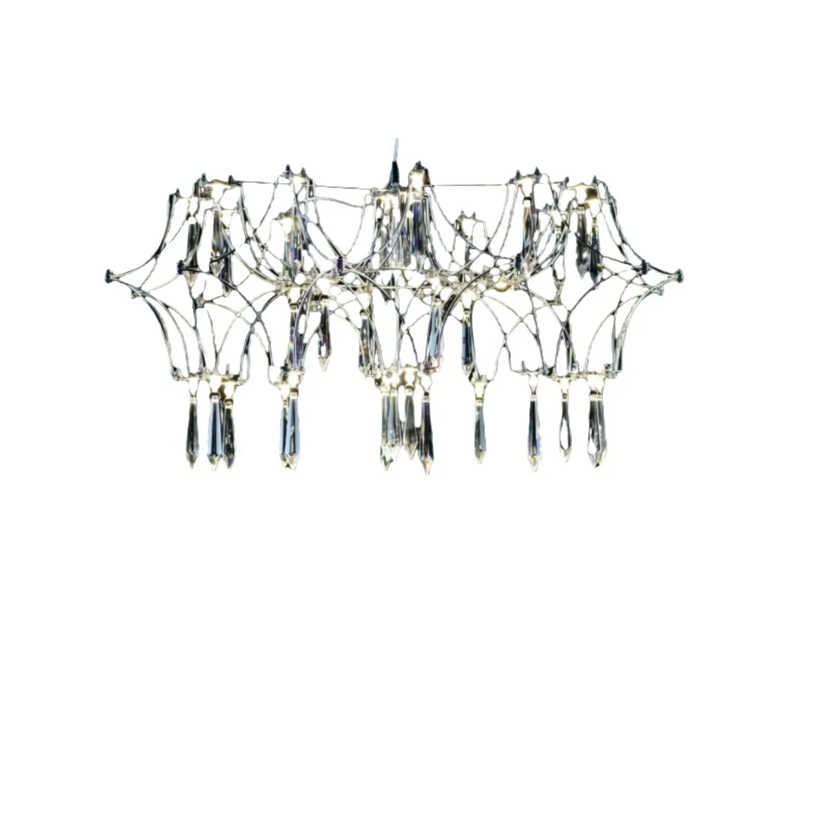 Light Luxury Crystal Chandelier — Villa, Living Room & Dining Room (Model DMSJ012) — view 5