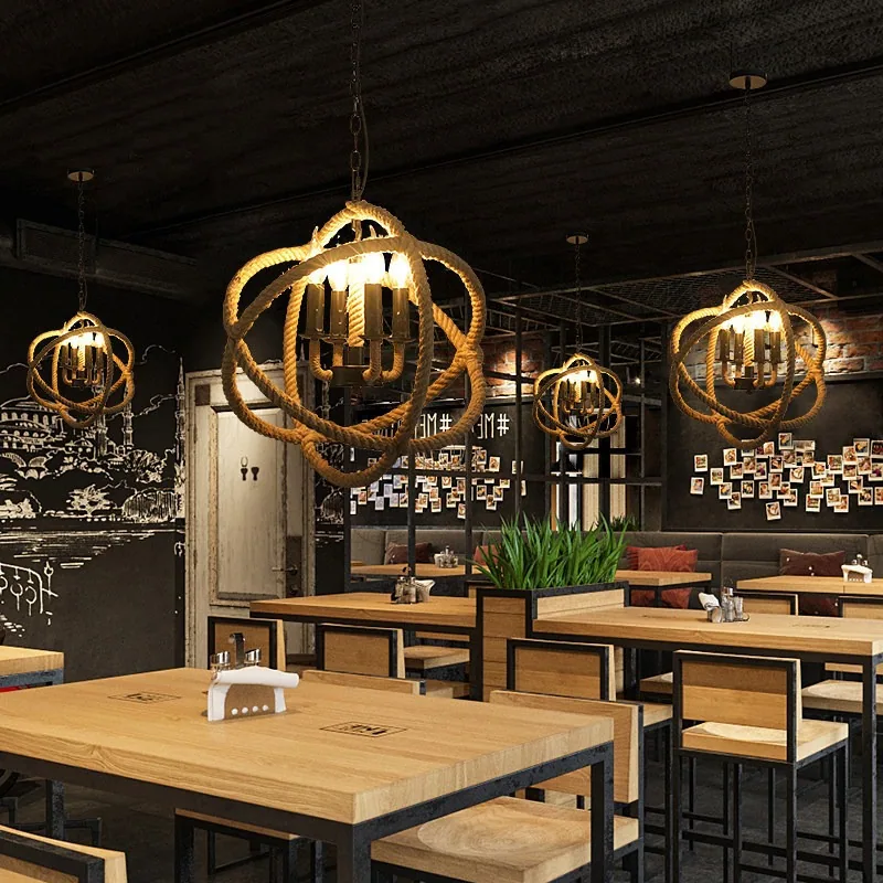 Industrial Chandelier — Boutique, Dining Room & Bar Counter — view 3