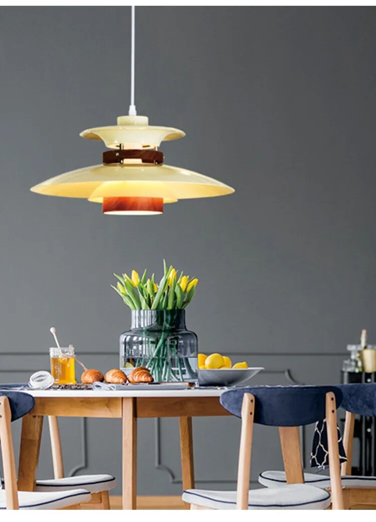 Minimalist Ironwork Chandelier — Dining Room & Bar Counter — view 18