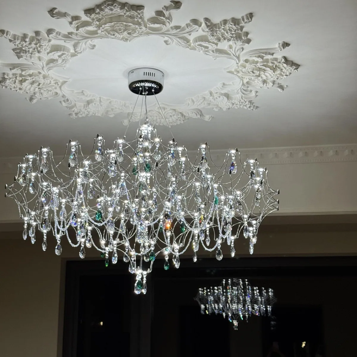Light Luxury Crystal Chandelier — Living Room, Bedroom & Dining Room — view 3