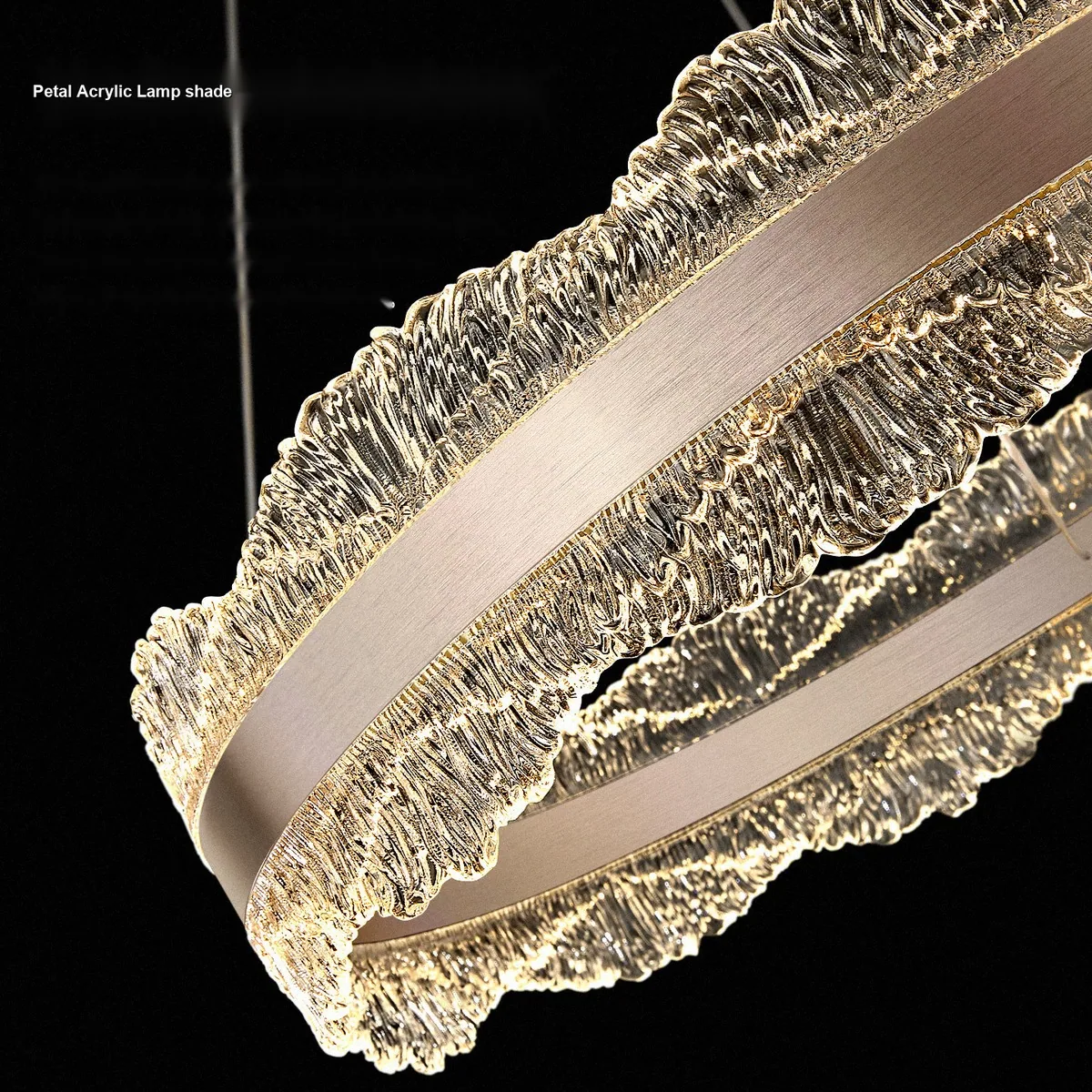 Modern LED Chandelier — Living Room, Dining Room & Lobby — view 4