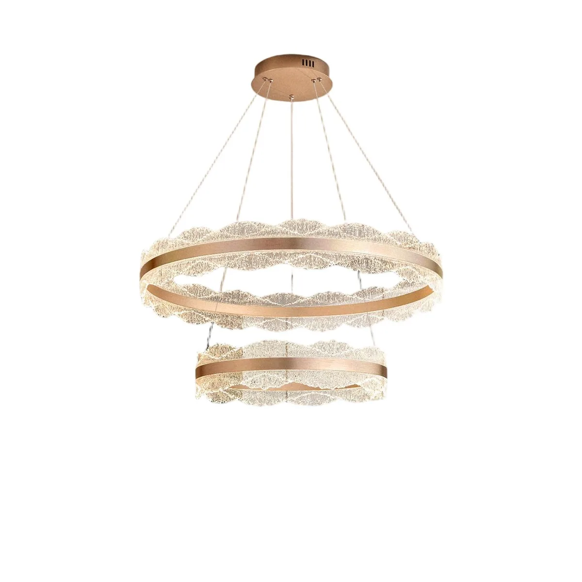 Modern LED Chandelier — Living Room, Dining Room & Lobby — view 5