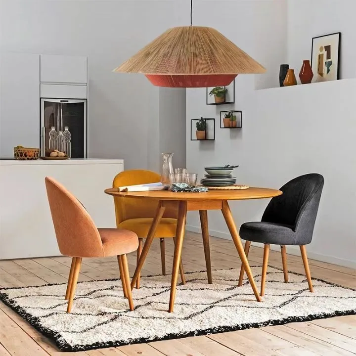 Minimalist Bamboo Chandelier — Living Room & Balcony — view 4