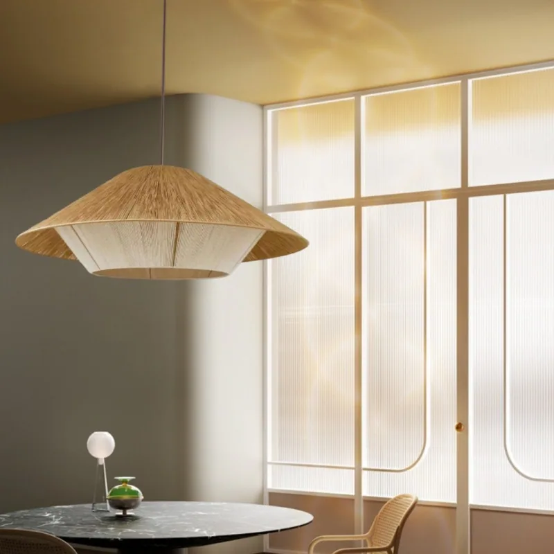 Minimalist Bamboo Chandelier — Living Room & Balcony — view 8