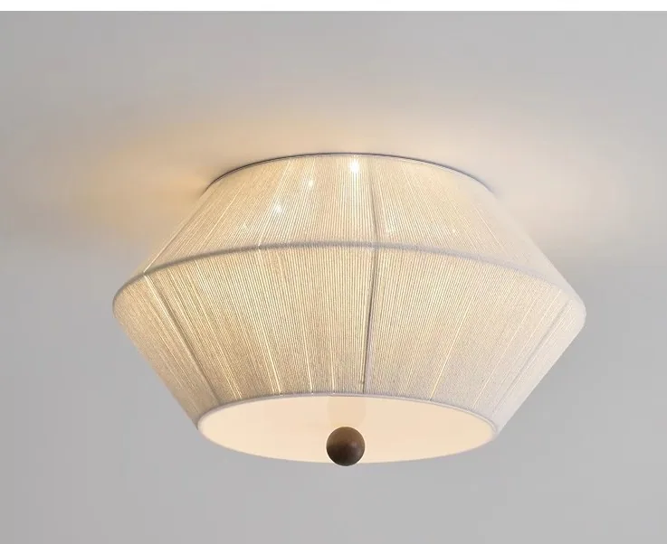 Vintage Solid Wood Ceiling Light — Living Room, Bedroom & Dining Room — view 2