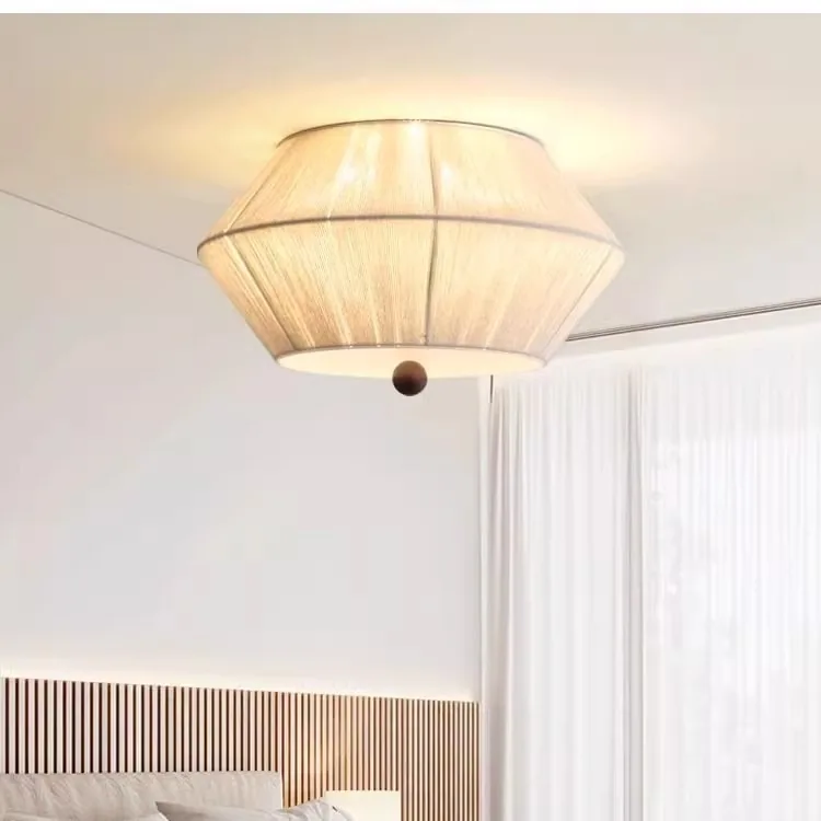 Vintage Solid Wood Ceiling Light — Living Room, Bedroom & Dining Room — view 3