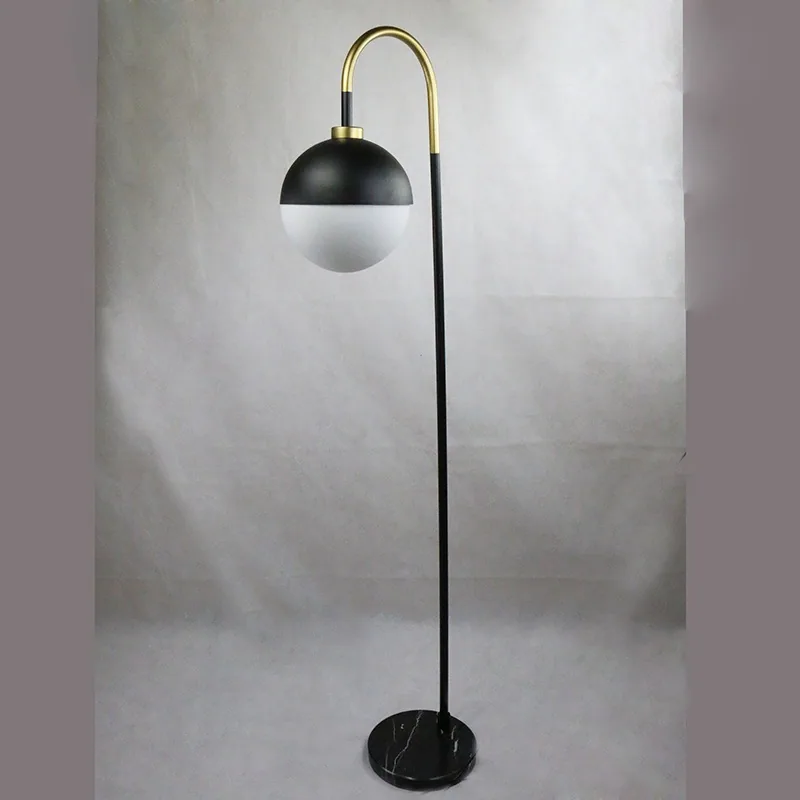 European Stainless Steel Floor Lamp — Villa, Lobby & Hotel Guest Room — view 1