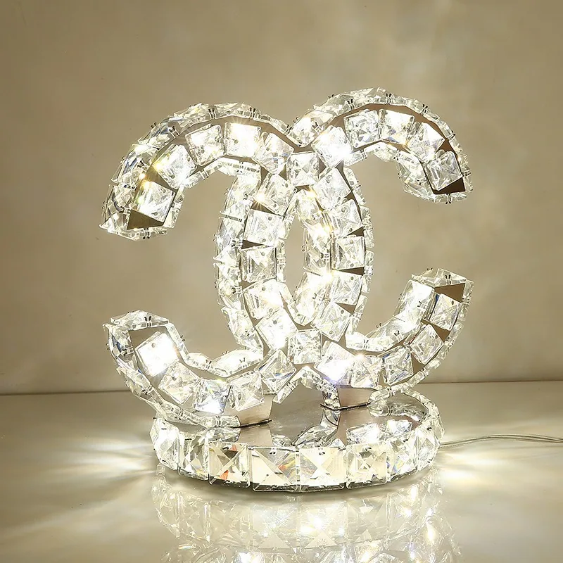 LED Crystal Table Lamp — Hotel, Bedroom & Bedside — view 6