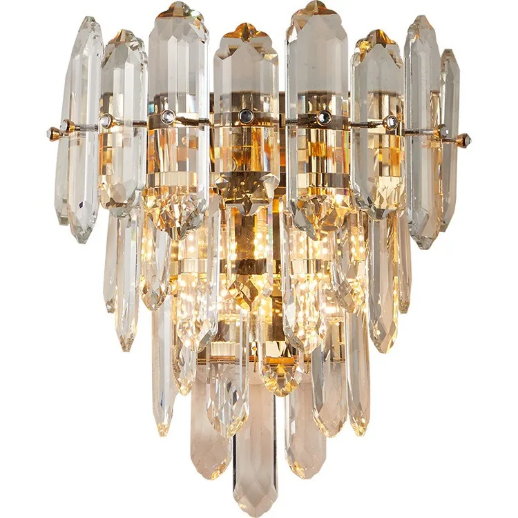 Modern Crystal Wall Lamp — Living Room, Bedroom & Bedside — view 5