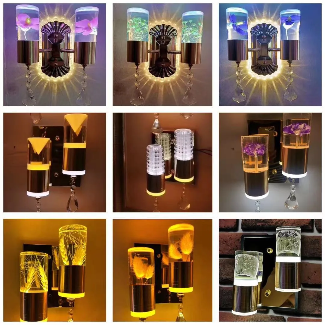 Vintage LED Crystal Wall Lamp — Living Room, Bedroom & Bedside — view 10