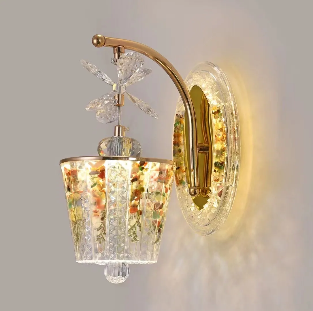Vintage LED Crystal Wall Lamp — Living Room, Bedroom & Bedside — view 13