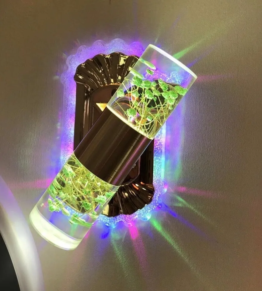 Minimalist Crystal Twin-Head Chandelier — Stairwell, Bedside & Walkway — view 5
