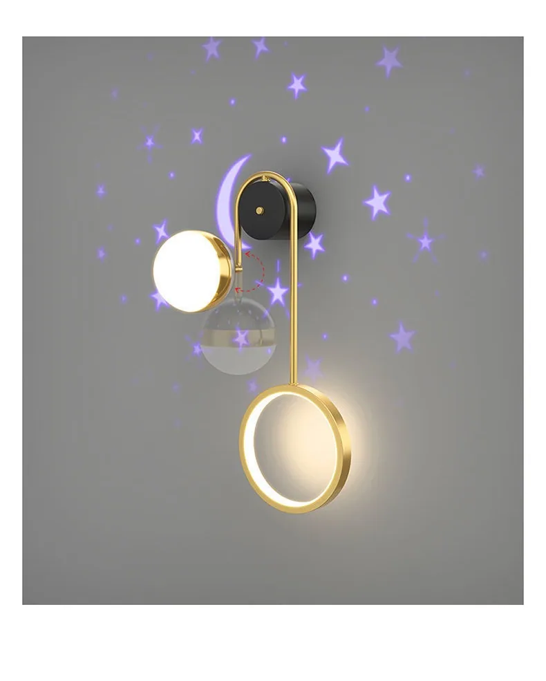 Modern Minimalist Wall Lamp — Living Room, Bedroom & Bedside — view 8