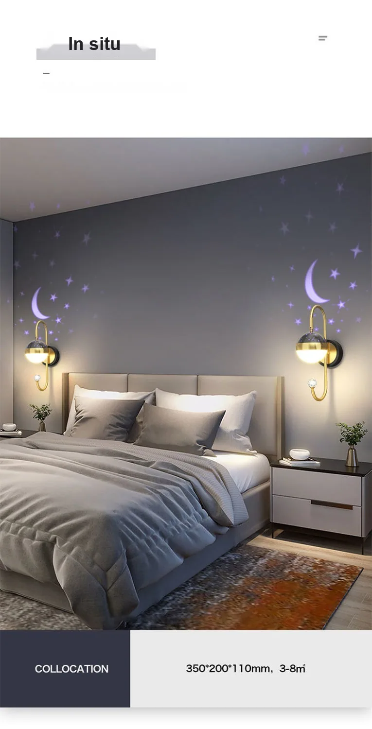 Modern Minimalist Wall Lamp — Living Room, Bedroom & Bedside — view 10