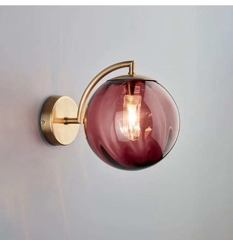 Minimalist Glass Wall Lamp — Stairwell, Hotel & Bedroom — view 14