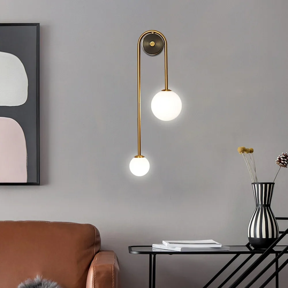Light Luxury Crystal Wall Lamp — Living Room, Bedroom & Bedside — view 2