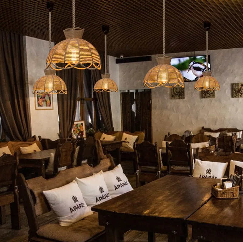 Industrial Chandelier — Dining Room & Café — view 3