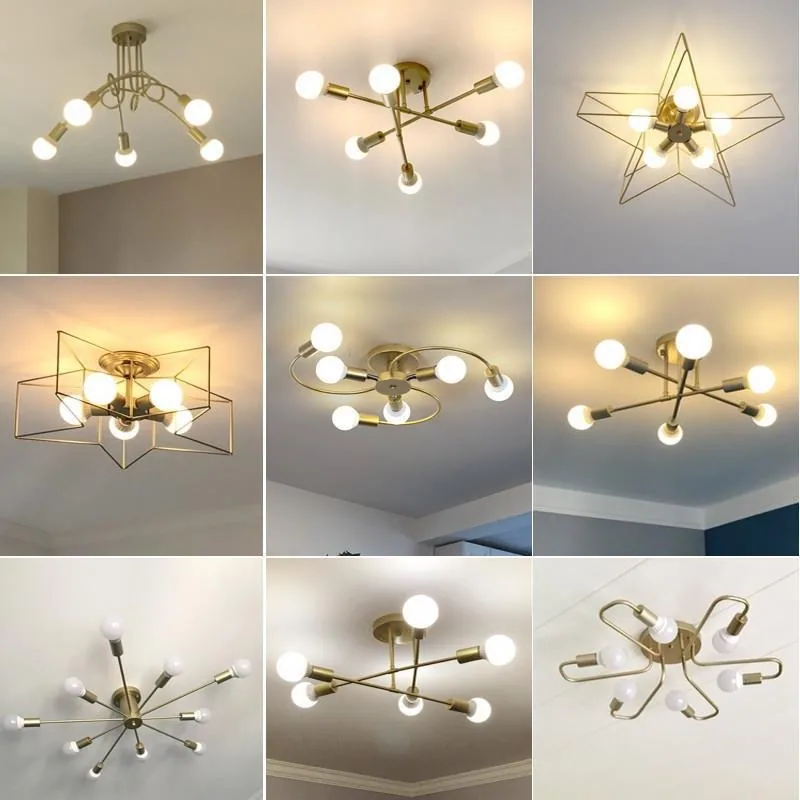 Modern Minimalist LED Ceiling Light — Living Room & Bedroom — view 1
