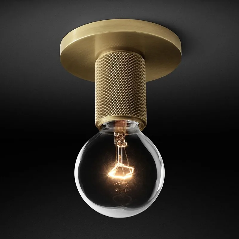 Minimalist Glass Ceiling Light — Stairwell, Walkway & Corridor — view 2