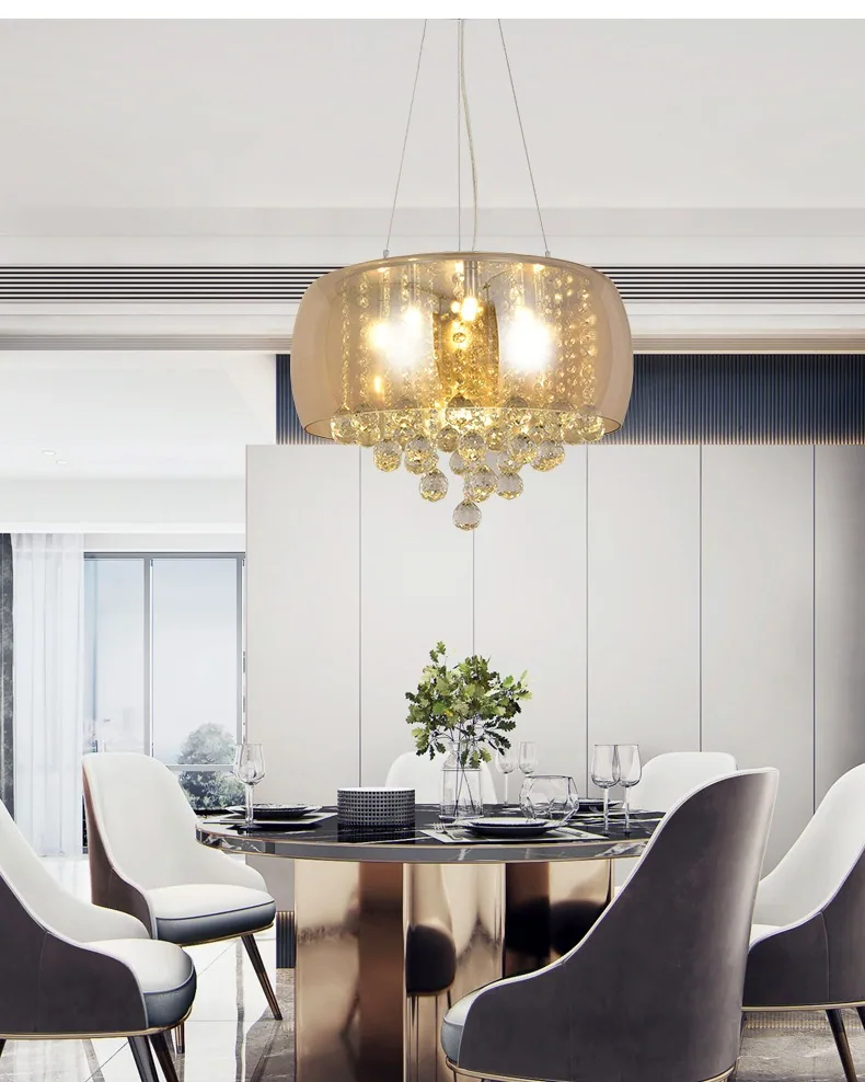 Crystal Chandelier — Living Room & Dining Room — view 11